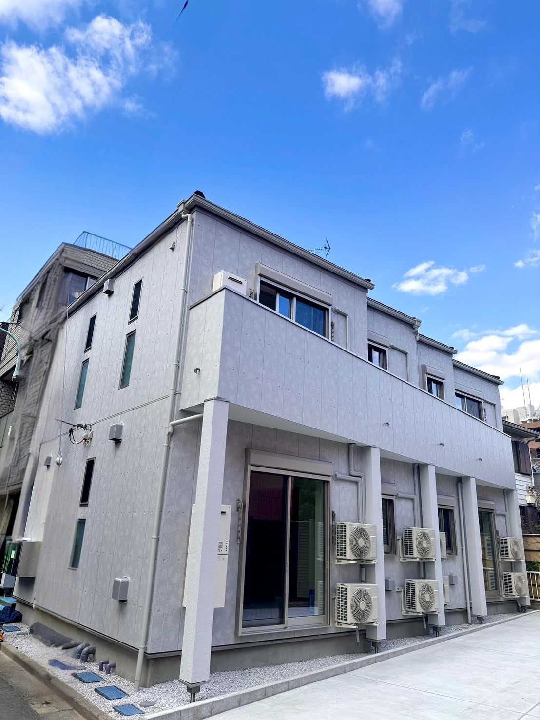 Company dormitory is completed.
